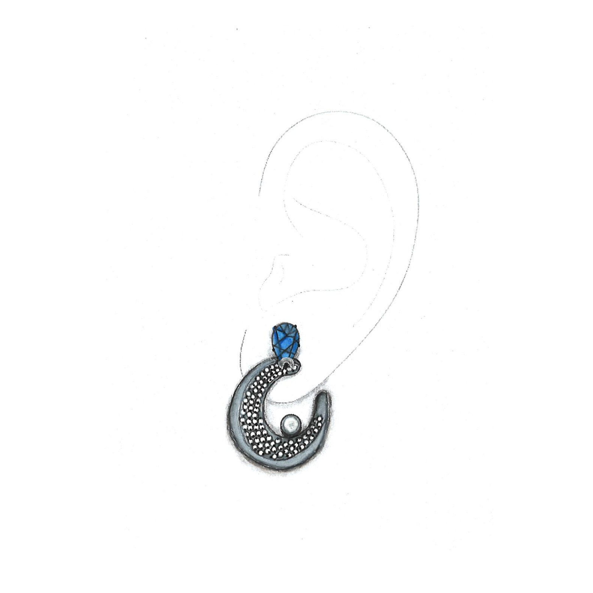 Crescent Moon Earrings