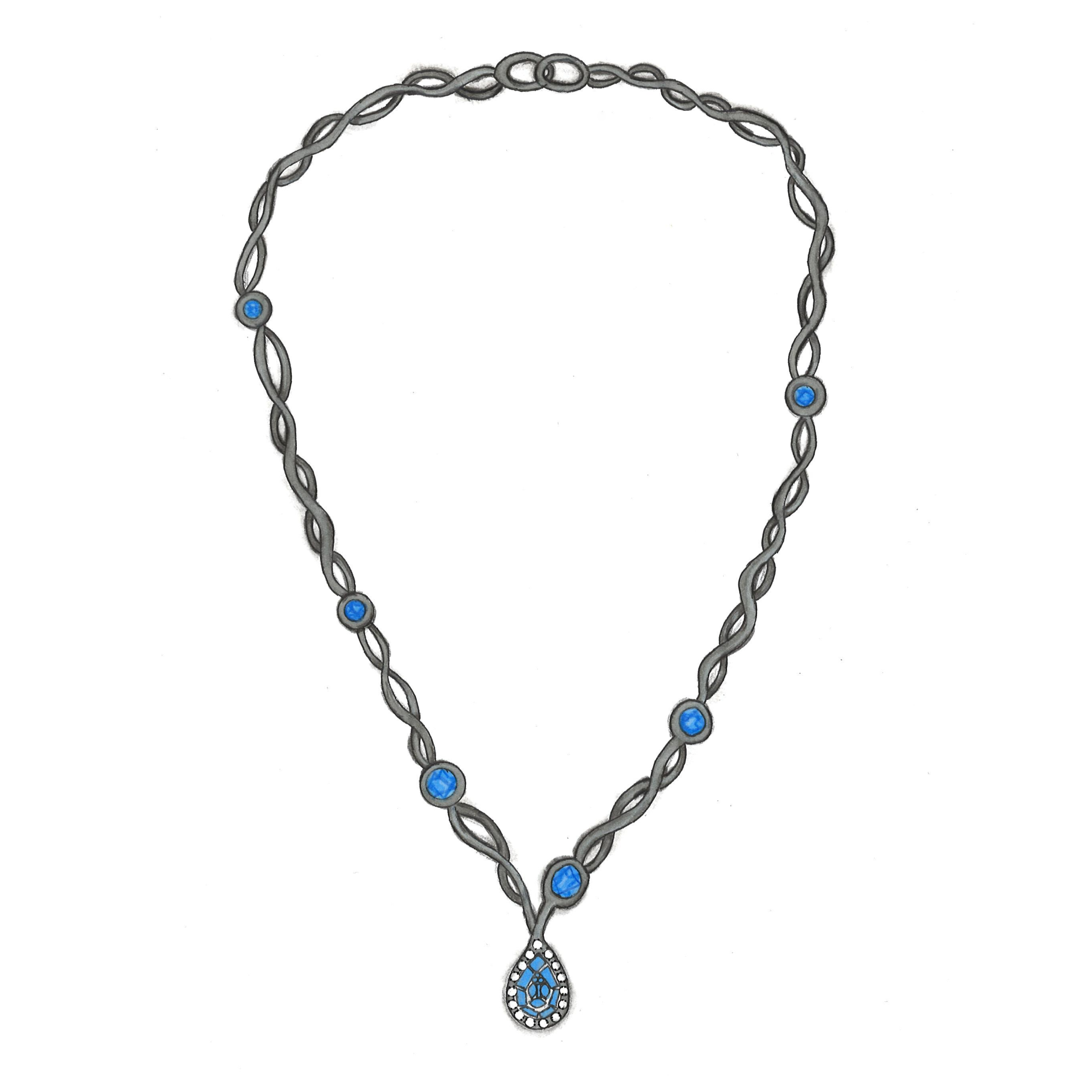 Drop Pendant Necklace